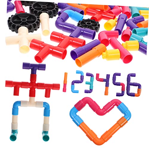 NAMOARLY 1 Satz Rohrblöcke interaktives kinderspielzeug Geburtstagsgeschenk Interaktives Lernspielzeug Toys baustein Lernspielzeug für Plastik NAMOARLY 1 Satz Rohrblöcke interaktives kinderspielzeug Geburtstagsgeschenk Interaktives Lernspielzeug Toys baustein Lernspielzeug für Plastik von NAMOARLY