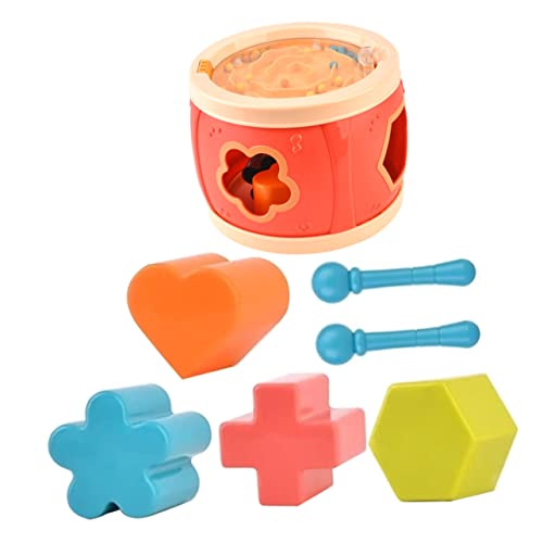 NAMOARLY 1 Satz Schlagtrommel Snare-Drum-kit Musikinstrumente Kleine Trommel Für Snare-Drum-trommelstöcke Trommel Leistungsversorgung Trommeln Kinderspielzeug Plastik Rot von NAMOARLY