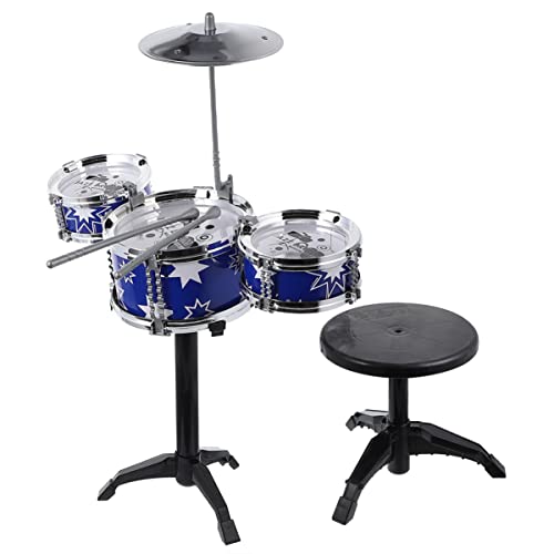 NAMOARLY 5631 Vorschul-Schlagzeug-Set Musikspielzeug Für Kinder Trommelspielzeuge Für Babys Und Kleinkinder Trommel Für Kinder Jazz-Schlagzeug-Set von NAMOARLY