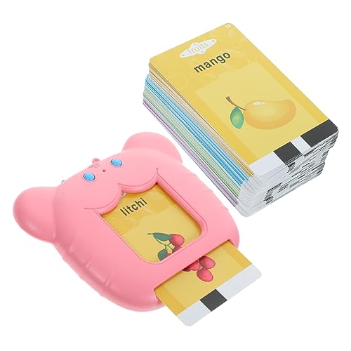 NAMOARLY 1 Satz Sprachlerngerät Sinnessprachspielzeug Kindergarten Sensorisches Sprachspielzeug Für Kleinkinder Kinderzubehör Interessantes Lernspielzeug Lernmaschine Rosa Papier von NAMOARLY