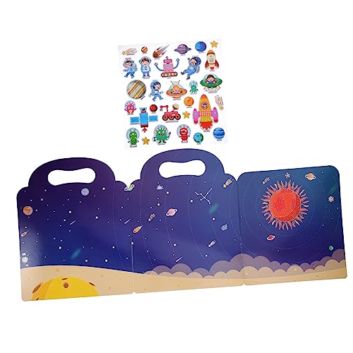 NAMOARLY 1 Satz Stickerbuch für Kleinkinder kinderzimmer wanddeko wandpolsterung kinderzimmer smallhands Educational Toys Aufkleber Buch DIY pädagogische abziehbilder DIY-Stickerbuch Papier von NAMOARLY