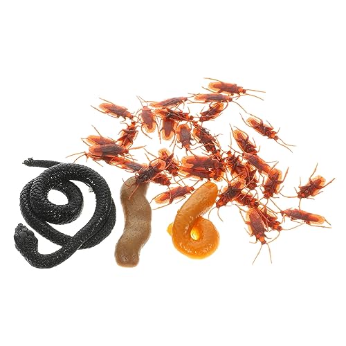 NAMOARLY 1 Satz Streich-Requisiten, Kakerlaken, Schlangen, Halloween-partygeschenke, Realistische Halloween-KOT-verzierung NAMOARLY 1 Satz Streich-Requisiten, Kakerlaken, Schlangen, Halloween-partygeschenke, Realistische Halloween-KOT-verzierung von NAMOARLY