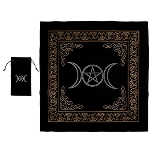 NAMOARLY 1 Satz Tarot-tischdecke Tarotdecks Tarotkartendecks Tarot-Karten Tarot-Buch Tarottuch Zum Lesen Kartenspiel Tarot-Tuch Tarotkarten Mit Reiseführer Tarotkartenhalter Stoff NAMOARLY 1 Satz Tarot-tischdecke Tarotdecks Tarotkartendecks Tarot-Karten Tarot-Buch Tarottuch Zum Lesen Kartenspiel Tarot-Tuch Tarotkarten Mit Reiseführer Tarotkartenhalter Stoff von NAMOARLY