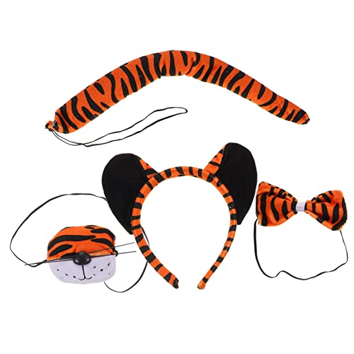 NAMOARLY 1 Satz Tiger-Anzug Karneval-Tiger-kostüm-Sets Tierkostüm Für Tigerohren Und Für Erwachsene Tiger-Stirnband Tiger- Tigerkostüm Mäusekostüm Tiger Die Ohren Stoff von NAMOARLY