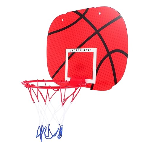 NAMOARLY 1 Satz Wandmontierter Basketballkorb Kugelkorb Kinderspiele Basketball Spiel Ballkorb- Abs rot von NAMOARLY