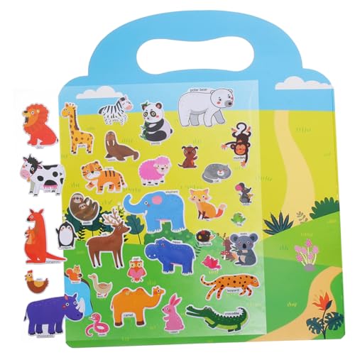 NAMOARLY 1 Satz Wiederverwendbares Aufkleberbuch Für Kleinkinder Aufkleberbücher Zum Selbermachen Für Aufkleber Mit Stickerbuch Buch Mit Abziehbildern Für Papier NAMOARLY 1 Satz Wiederverwendbares Aufkleberbuch Für Kleinkinder Aufkleberbücher Zum Selbermachen Für Aufkleber Mit Stickerbuch Buch Mit Abziehbildern Für Papier von NAMOARLY