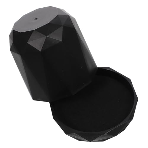 NAMOARLY 1 Satz Würfelbecher geschmeidig Party Halter unterhaltungsspiele настольные игры brettspielr spielwürfel boardgame Zubehör für Würfelspiele kompakte Becher Abs Black von NAMOARLY