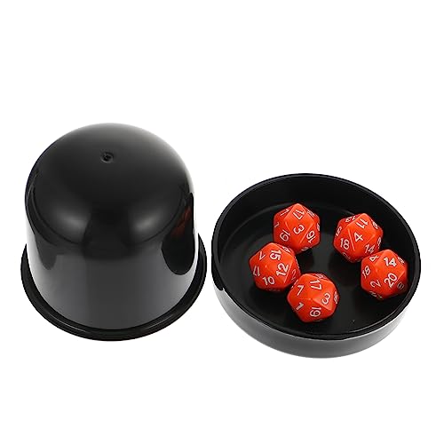 NAMOARLY 1 Satz Würfelbecher lustige Spiele witzige Spiele playdoo Sets brettspielr trauzeugengeschenke Acrylwürfel mit 20 Seiten würfel würfel Halter 20 Seiten Acrylwürfel Black NAMOARLY 1 Satz Würfelbecher lustige Spiele witzige Spiele playdoo Sets brettspielr trauzeugengeschenke Acrylwürfel mit 20 Seiten würfel würfel Halter 20 Seiten Acrylwürfel Black von NAMOARLY