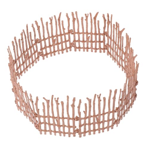 NAMOARLY 1 Satz für den Bauernhofzaun Spielzeugzaun Bausatz bauernhofspielzeug Farm Halloween Deko Outdoor Blumentopf-Zaunverzierung Zaunmodelle aus Kunststoff Abs Brown NAMOARLY 1 Satz für den Bauernhofzaun Spielzeugzaun Bausatz bauernhofspielzeug Farm Halloween Deko Outdoor Blumentopf-Zaunverzierung Zaunmodelle aus Kunststoff Abs Brown von NAMOARLY