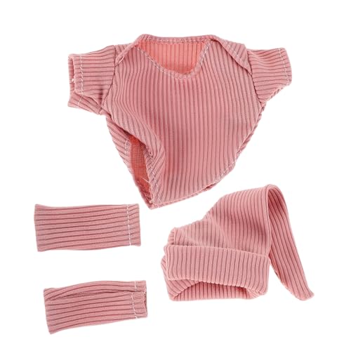 NAMOARLY 1 Set Babypuppen-Kleidungsset Für 18 cm Puppen, Mädchen-Puppen-Outfit, Inklusive Puppenkleidung, Schuhen Und Mütze Für Spielzeug-Babykleidung Und Anziehsachen von NAMOARLY