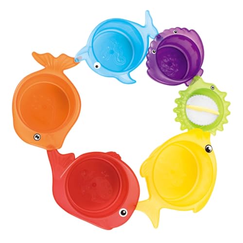 NAMOARLY Stapelbecher für Babys Badespielzeug für Kleinkinder Sandstrandspielzeug für Jungen und Mädchen Sicher Glatt für Die Babyhaut NAMOARLY Stapelbecher für Babys Badespielzeug für Kleinkinder Sandstrandspielzeug für Jungen und Mädchen Sicher Glatt für Die Babyhaut von NAMOARLY