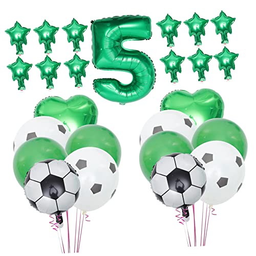 NAMOARLY 1 Set Grün 5 Inch Stern Folie Fußball Ballon Kit Baby 1st Geburtstag Party Dekorationen Fußball Geburtstag Thema Paket NAMOARLY 1 Set Grün 5 Inch Stern Folie Fußball Ballon Kit Baby 1st Geburtstag Party Dekorationen Fußball Geburtstag Thema Paket von NAMOARLY