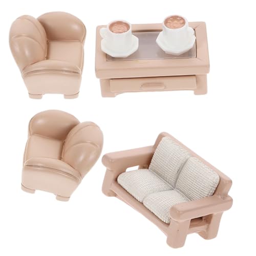 NAMOARLY 1 Set Miniaturmöbel, Puppenhausmöbel, Kleines, Sofa, Teetisch, Kleine Möbel, Spielzeug NAMOARLY 1 Set Miniaturmöbel, Puppenhausmöbel, Kleines, Sofa, Teetisch, Kleine Möbel, Spielzeug von NAMOARLY