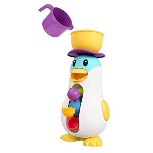 NAMOARLY 1 Set Pinguin Windmühlenspielzeug Für Babys Badespielzeug Badespielzeug Entzückendes Wassersprenkelspielzeug Säuglings Badespielzeug Wassersprühspielzeug Lernspielzeug von NAMOARLY