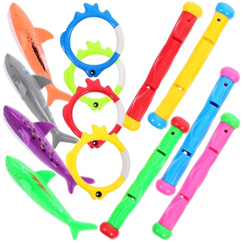 NAMOARLY 1 Set Sommertauchbecken Schwimmspielzeug Mit Tauchstöcken Tauchfischringen Und Haispielzeug Ideales Wasserspielzeug Für Im Pool Oder Der Badewanne NAMOARLY 1 Set Sommertauchbecken Schwimmspielzeug Mit Tauchstöcken Tauchfischringen Und Haispielzeug Ideales Wasserspielzeug Für Im Pool Oder Der Badewanne von NAMOARLY