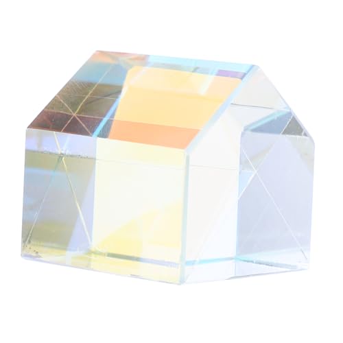 NAMOARLY 1 Set Sonnenfänger Prisma Handgefertigtes Optisches Prisma Einzigartiger Sonnenfänger Lichtwürfel Prisma Für Den Physikunterricht Gartenglasprisma Fenster Sonnenfänger von NAMOARLY