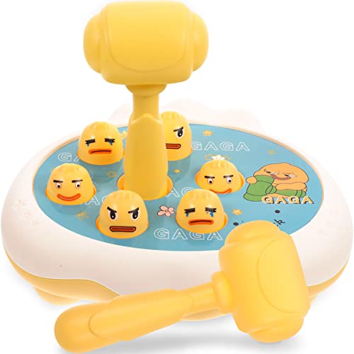 NAMOARLY 1 Set Spielspielzeug Busy Board Für Kleinkinder Spielmatte Autospielaktivitäten Für Kinderspielzeug Klopfbank Kinderhämmerspielzeug Gelber Kunststoff von NAMOARLY