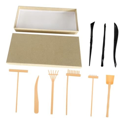 NAMOARLY Zen Mini-gartenwerkzeug-Set Kleiner Rechen Für Tisch-schreibtischdekorationen Set Für Meditation Und Handwerk NAMOARLY Zen Mini-gartenwerkzeug-Set Kleiner Rechen Für Tisch-schreibtischdekorationen Set Für Meditation Und Handwerk von NAMOARLY