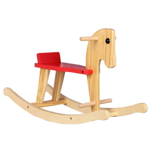 NAMOARLY 1Stk Holzpferd Schaukelstuhl Spielzeug Kinderspielzeug schaukelstuhl Kinder Schaukelndes Einhorn Schaukelstuhl für Kinder Spielzeuge Spielset aus Holz Steckenpferd im Haushalt Tier von NAMOARLY