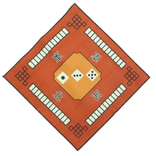 NAMOARLY 1 Stück Mahjong-Tischdecke Spieltischabdeckung Billardtuch pokerauflage Poker Matte pokermatte tischdecken Anti-Rutsch-Tischabdeckung Mahjong-Matten Flanell (Polyesterfaser) Coffee von NAMOARLY