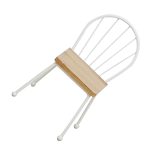 NAMOARLY 1 Stück Mini Hausstuhl Glatte Oberfläche Miniaturstuhl Holz Mini Möbel von NAMOARLY