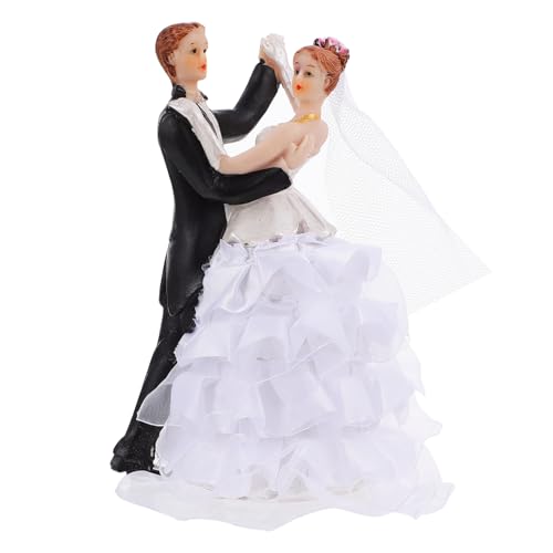 NAMOARLY 1 Stück Schmuck Für Braut Und Bräutigam Hochzeitspaar Topper Braut, Um Kuchentopper Zu Sein Paar Figur Kuchen Braut Und Bräutigam-statue Brautkuchendeckel Hochzeitsdekor Harz NAMOARLY 1 Stück Schmuck Für Braut Und Bräutigam Hochzeitspaar Topper Braut, Um Kuchentopper Zu Sein Paar Figur Kuchen Braut Und Bräutigam-statue Brautkuchendeckel Hochzeitsdekor Harz von NAMOARLY