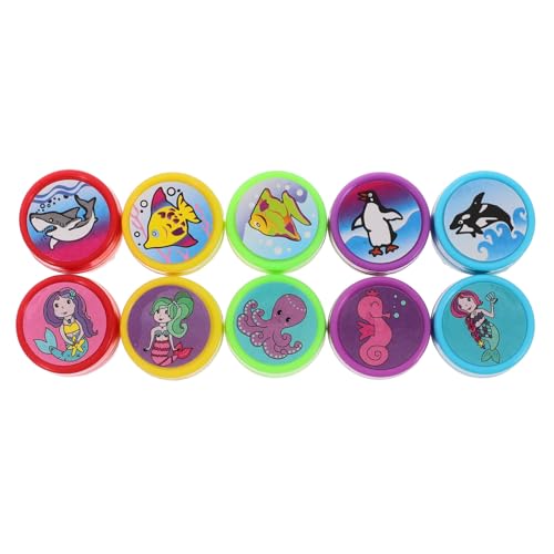 NAMOARLY 10 Stücke Tierfiguren Spielzeug Briefmarken Für Jungen Und Mädchen Klassenzimmer Belohnungen Party Favors von NAMOARLY