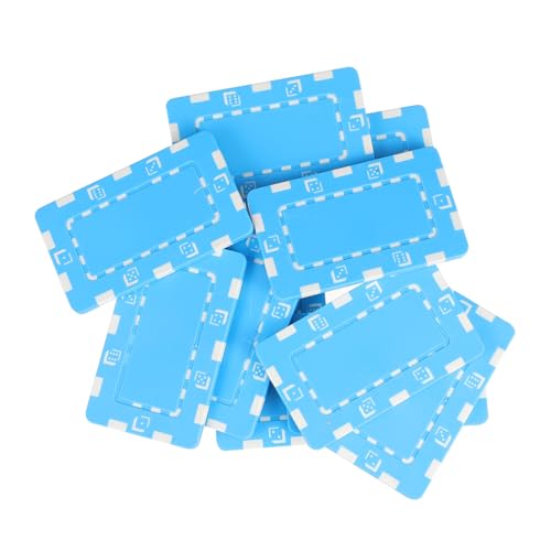 NAMOARLY 10 Stück Teiliges Poker Chips aus Buntes Spielmünzen Wertangabe Wiederverwendbar für Kartenspiele Glücksspiel und Belohnungen für Schüler von NAMOARLY