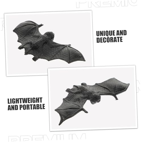 NAMOARLY 10 Stück Teiliges Realistische Flexible Halloween Deko Fledermäuse aus Weichem Gummi Schwarze Mini Figuren für Gruselige Partys April Fools Streiche und DIY Spukhaus Dekoration NAMOARLY 10 Stück Teiliges Realistische Flexible Halloween Deko Fledermäuse aus Weichem Gummi Schwarze Mini Figuren für Gruselige Partys April Fools Streiche und DIY Spukhaus Dekoration von NAMOARLY