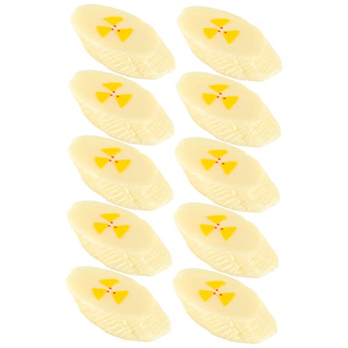 NAMOARLY 10 Stück simulierte Banane Obst naturgetreue Zierfrüchte gefälscht Simulationsfrucht Dekorative Bananenscheiben Plastikbananenscheiben künstliche Früchte Künstliche Bananen PVC NAMOARLY 10 Stück simulierte Banane Obst naturgetreue Zierfrüchte gefälscht Simulationsfrucht Dekorative Bananenscheiben Plastikbananenscheiben künstliche Früchte Künstliche Bananen PVC von NAMOARLY