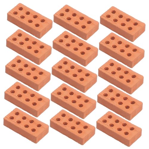 NAMOARLY 100 Stück DIY Miniatur-ziegelmodelle, Simulation Mini-ziegelmodelle, Kleine Ziegelmodelle Für Heimwerker von NAMOARLY