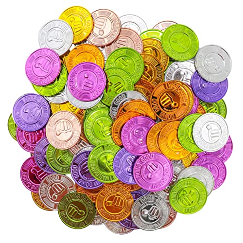 NAMOARLY 100 Stück Karneval Schatz Party Goldmünzen Für Münze Für Piraten Spielspielzeug Zum Thema Piraten Schmuck Aus Piratenschätzen Goldmünzen Plastik von NAMOARLY