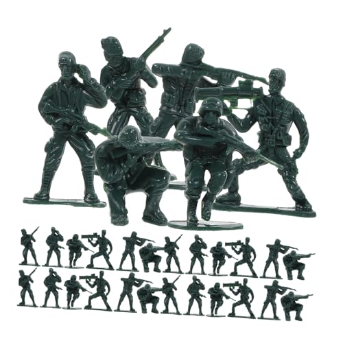 NAMOARLY 100St -Actionfiguren- Soldatenfigur grünes Studio-Reihe kinderspielzeug für Sandtisch Menschen Modell Menschen modellieren Abs Green von NAMOARLY
