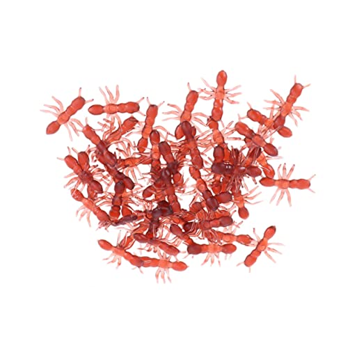 NAMOARLY 100St simulierte Ameisen realistische Fehler gefälschte Halloween-Ameisen schwarzes Dekor Spielzeuge Simulation Ameise dcoer kniffliges Spielzeug kleines Spielzeug von NAMOARLY