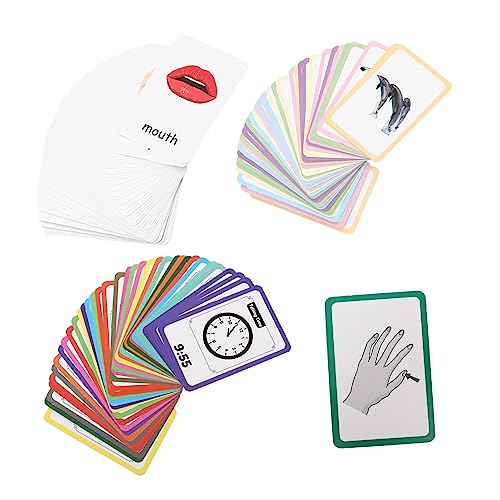 NAMOARLY 108st Visuelle Lernkartei Blinken Lernspielzeug Für Kleinkinder Sichtwortspiel Pädagogische Sensorische Karten Sichtwort-lernkarten Kindergarten Kinderzubehör Colorful Papier NAMOARLY 108st Visuelle Lernkartei Blinken Lernspielzeug Für Kleinkinder Sichtwortspiel Pädagogische Sensorische Karten Sichtwort-lernkarten Kindergarten Kinderzubehör Colorful Papier von NAMOARLY