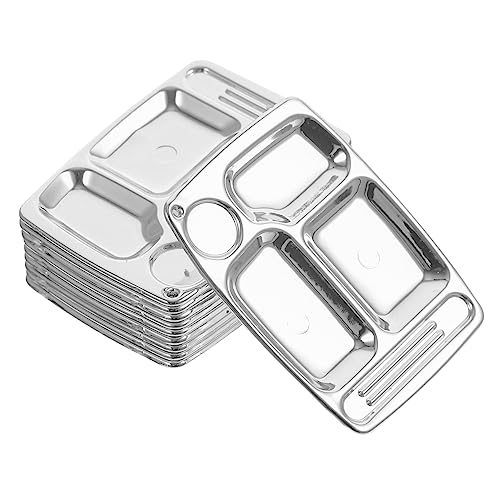NAMOARLY 10St Essen und in Miniatur Puppe Miniaturen Plüsch für kinderspielzeug küchenaccecoires Decor Miniaturspielzeug DIY-Versorgung Plastik Silver von NAMOARLY