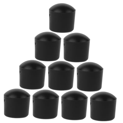 NAMOARLY 10St Fußballmaschinenkappe Kickerstange Drahtkappen Handlauf-Endkappen Tischstange Endabdeckungen für Kicker Tischfußballzubehör Ersatz-Kicker-Endkappen Polkappen Plastik Black NAMOARLY 10St Fußballmaschinenkappe Kickerstange Drahtkappen Handlauf-Endkappen Tischstange Endabdeckungen für Kicker Tischfußballzubehör Ersatz-Kicker-Endkappen Polkappen Plastik Black von NAMOARLY