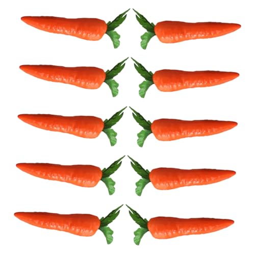 NAMOARLY Vielseitige Karotten-Requisite 10 Stück Mini-Karotten-Dekorationen Verspieltes Spielzeug Für Kinder Und Als Heimdekoration NAMOARLY Vielseitige Karotten-Requisite 10 Stück Mini-Karotten-Dekorationen Verspieltes Spielzeug Für Kinder Und Als Heimdekoration von NAMOARLY