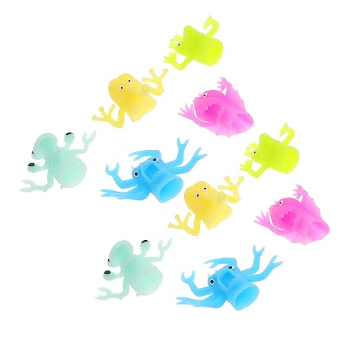 NAMOARLY 10Stücke Kreative Fingerpuppen Leuchtende Monster Finger Spielzeuge für Interaktive Tiere für Themen und Familienpartys Spaß für Ganze Familie NAMOARLY 10Stücke Kreative Fingerpuppen Leuchtende Monster Finger Spielzeuge für Interaktive Tiere für Themen und Familienpartys Spaß für Ganze Familie von NAMOARLY
