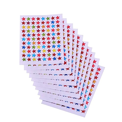 NAMOARLY 10Stücke Stern Aufkleber Belohnungssticker Kindergarten Und Kreative Projekte Klebeetiketten Zur Motivation Und Belohnung NAMOARLY 10Stücke Stern Aufkleber Belohnungssticker Kindergarten Und Kreative Projekte Klebeetiketten Zur Motivation Und Belohnung von NAMOARLY