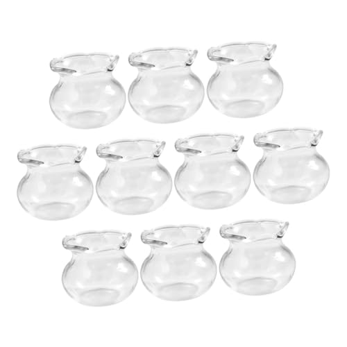 NAMOARLY Aquarium- -Set 10 Stück Miniatur-fischschalen Für Mini-häuser Dekoratives Handwerk Für Jungen Und Mädchen von NAMOARLY