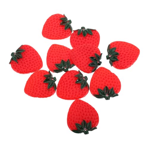 NAMOARLY 10pcs Realistische Erdbeerscheiben Für Wohnkultur Fotografie Requisiten Spielen Küchenspielzeug Lebensee Simulation Fruchtmodell Gefälschte Obstscheiben NAMOARLY 10pcs Realistische Erdbeerscheiben Für Wohnkultur Fotografie Requisiten Spielen Küchenspielzeug Lebensee Simulation Fruchtmodell Gefälschte Obstscheiben von NAMOARLY
