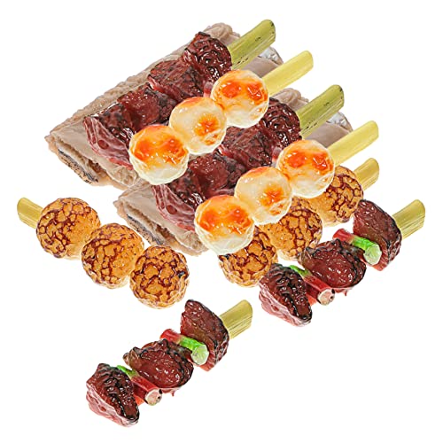 NAMOARLY 10st Simulierte Grillspieße Grillfleisch Simulieren Gefälschte Grillmodelle Lebensechtes Fleischdekor Faux-Fleisch-Modell Modell Kunstfleisch Kind Gefälschtes Essen Künstlich PVC NAMOARLY 10st Simulierte Grillspieße Grillfleisch Simulieren Gefälschte Grillmodelle Lebensechtes Fleischdekor Faux-Fleisch-Modell Modell Kunstfleisch Kind Gefälschtes Essen Künstlich PVC von NAMOARLY