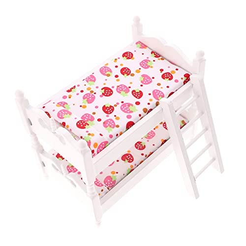 NAMOARLY Miniatur Bett Modell Für Puppenhaus Maßstab 1:12 Miniatur Spielzeug Mini Schmuck Weiß Glatt NAMOARLY Miniatur Bett Modell Für Puppenhaus Maßstab 1:12 Miniatur Spielzeug Mini Schmuck Weiß Glatt von NAMOARLY
