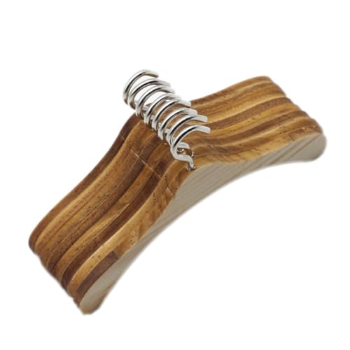 NAMOARLY 12 Stück Mini Puppen Kleiderbügel aus Holz Puppen Kleiderhalter für Puppenschrank für Ordentliche Spielzeugzimmergestaltung von NAMOARLY