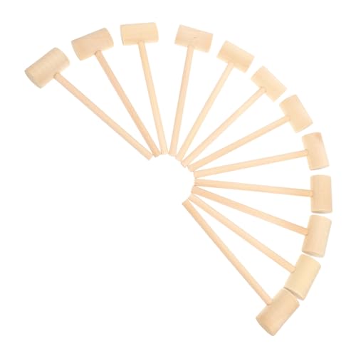 NAMOARLY 12 Stück Teiliges Holzhammer Mini Mallet für Jungen und Mädchen aus Massivem Holz für Kreative Outdoor Spiele und Motorische Fähigkeiten NAMOARLY 12 Stück Teiliges Holzhammer Mini Mallet für Jungen und Mädchen aus Massivem Holz für Kreative Outdoor Spiele und Motorische Fähigkeiten von NAMOARLY