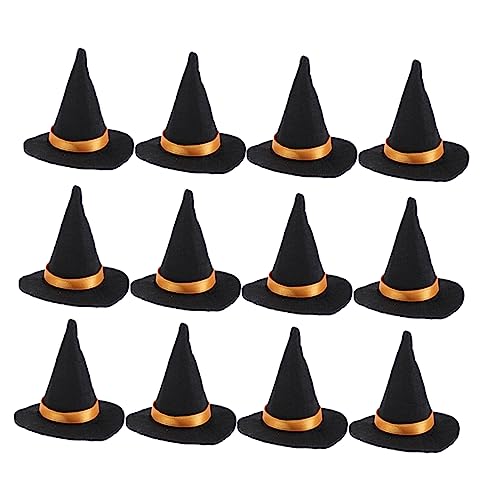 NAMOARLY 12 Stück Teiliges Mini Hexenhüte für Weinflaschen Halloween Party Dekoration Flaschenaufsätze für Festliche Anlässe und Kreative Bastelprojekte NAMOARLY 12 Stück Teiliges Mini Hexenhüte für Weinflaschen Halloween Party Dekoration Flaschenaufsätze für Festliche Anlässe und Kreative Bastelprojekte von NAMOARLY