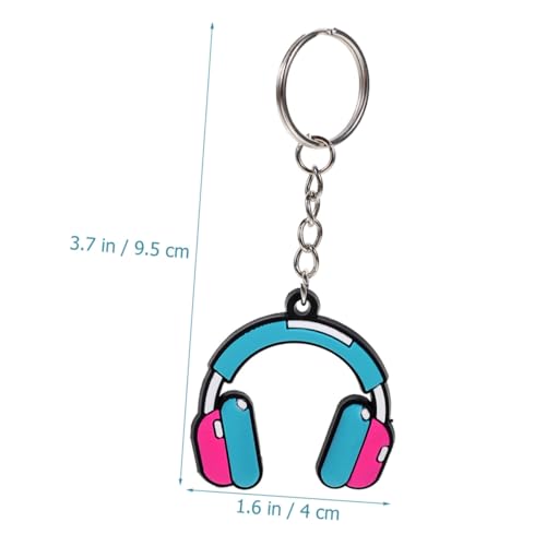 NAMOARLY 12 Stück Teiliges PVC Musik Schlüsselanhänger Set mit Einzigartigen Noten designs Langlebig und Kompakt als Tanzparty mitgebsel für Dj Zubehör und von NAMOARLY