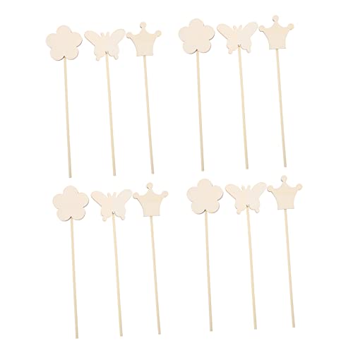 NAMOARLY 12 Stück handgemachter Zauberstab Feenmasse Stock für Mädchen Party liefert Mädchen Teenager Mädchen bastelsets+für+ bastel Set für Holzstab Zauberstäbe von NAMOARLY