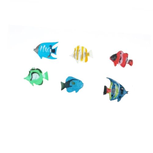 NAMOARLY 12St Lernspielzeug für Kinder kinderspielzeug Mini Tropische Fischspielzeuge schaumstoffwürfel schrumpffolie Zoo Kinder Ruthe Modelle Mini-Fischspielzeug Puzzle Spielzeugset von NAMOARLY